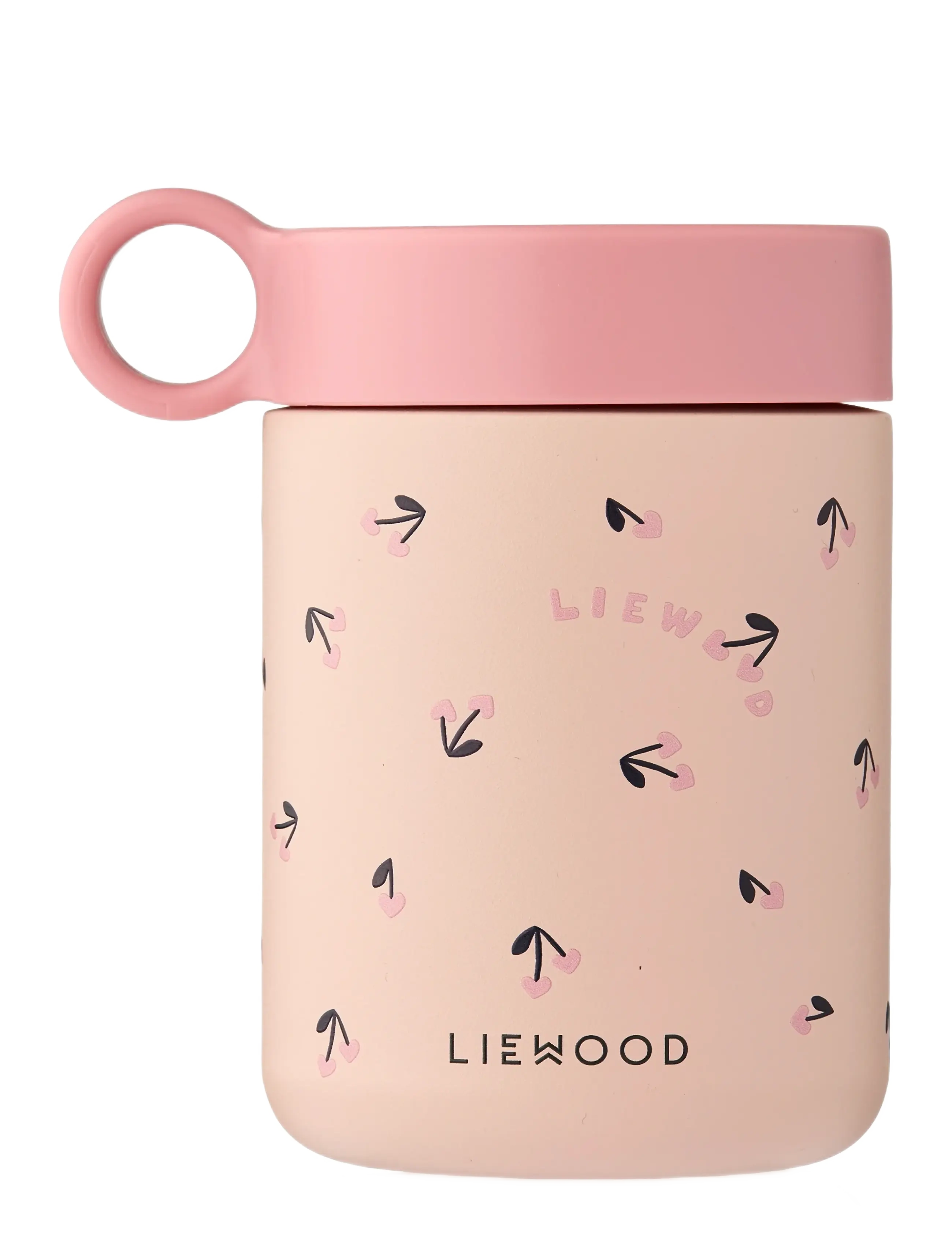 Liewood Kiani Printed Food Jar, One Size, Pink, Baby Feeding > Baby Food Containers, Børn