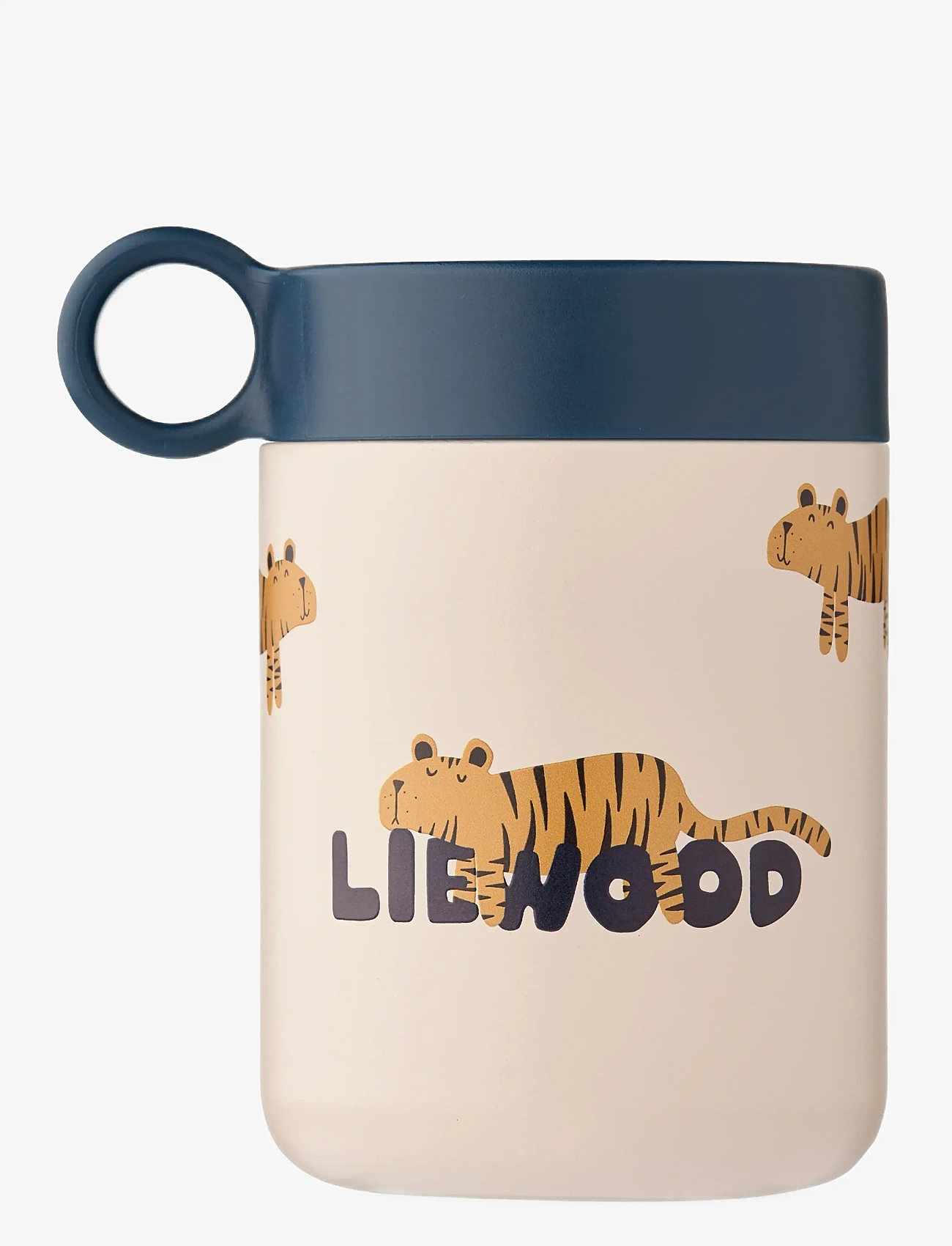 Liewood - Kiani Printed Food Jar - beebitoidu anumad - tiger / sandy - 1