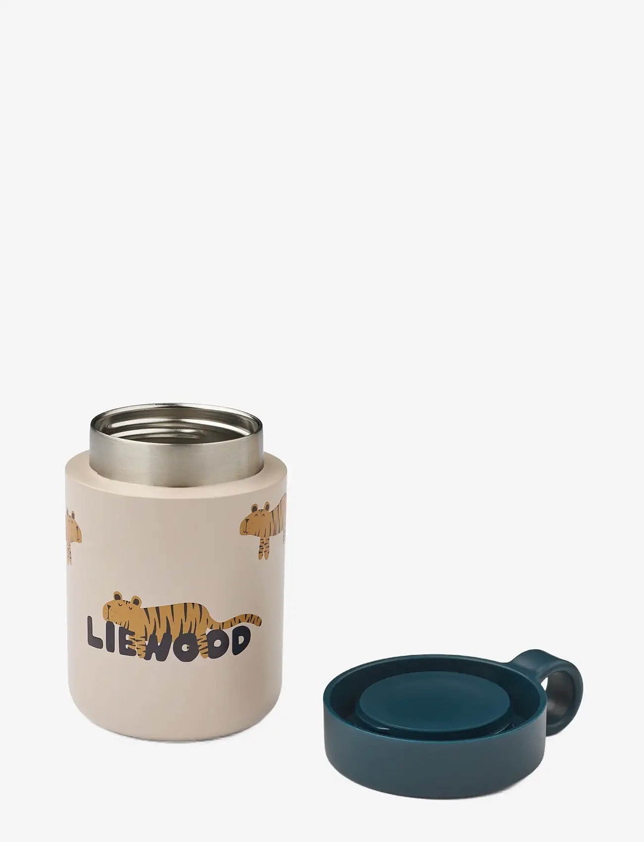 Liewood - Kiani Printed Food Jar - beebitoidu anumad - tiger / sandy - 2