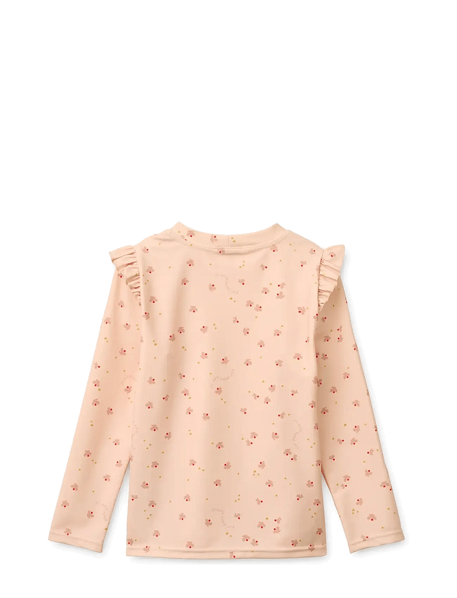 Liewood - Tenley Printed Swim Tee - badeoverdele - mini butterfly / apple blossom - 1