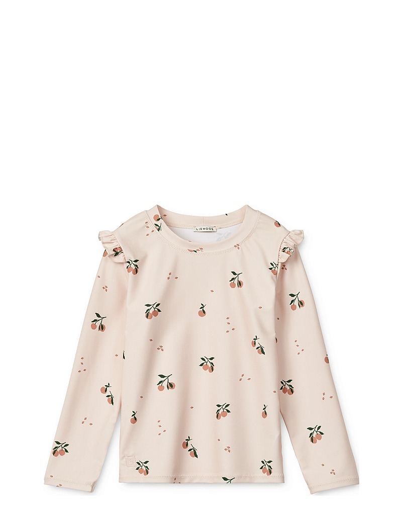 Liewood - Tenley Printed Swim Tee - badtoppar - peach / sea shell - 1