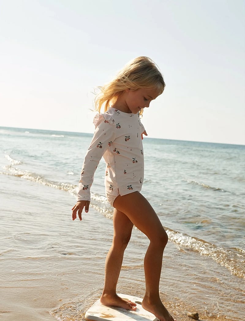 Liewood - Tenley Printed Swim Tee - badtoppar - peach / sea shell - 0