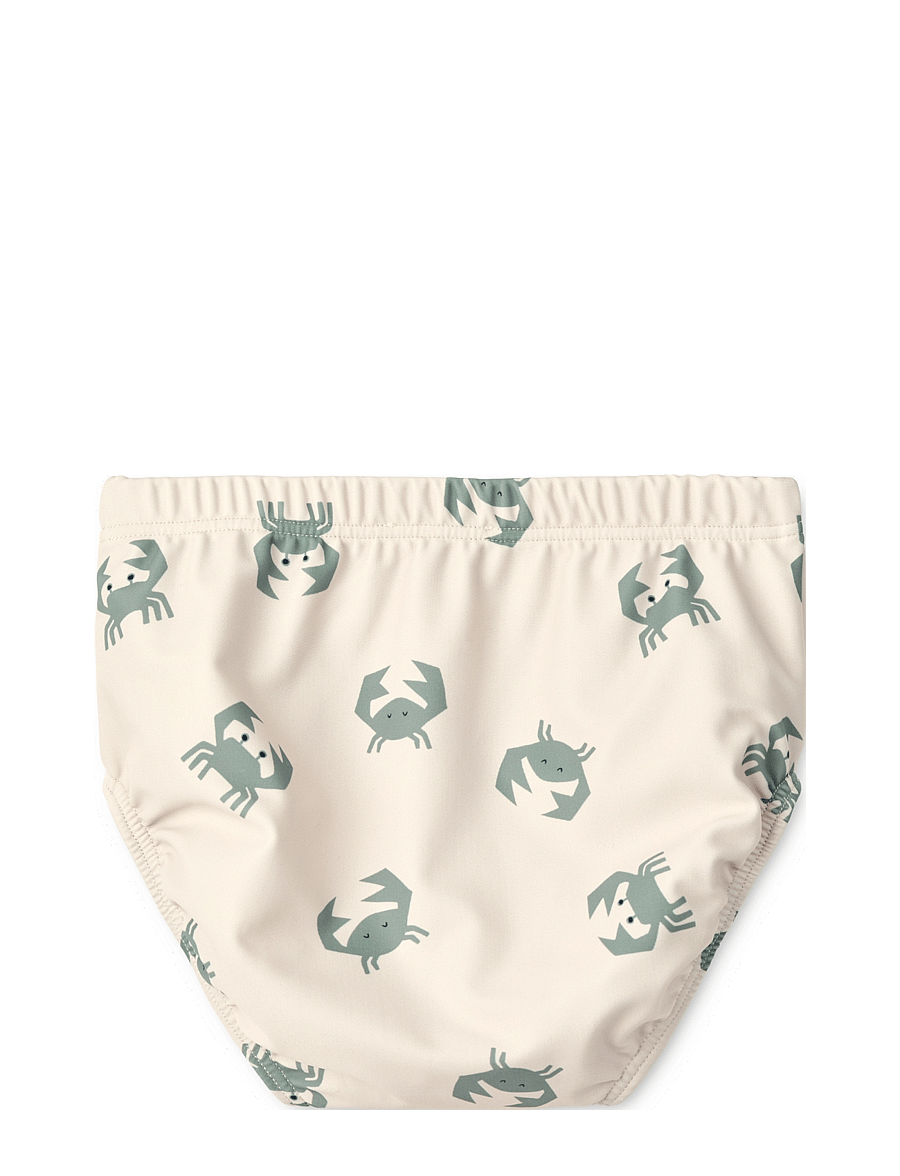 Liewood - Anthony Baby Printed Swim Pants - peldēšanas autiņi - crab / sandy - 1