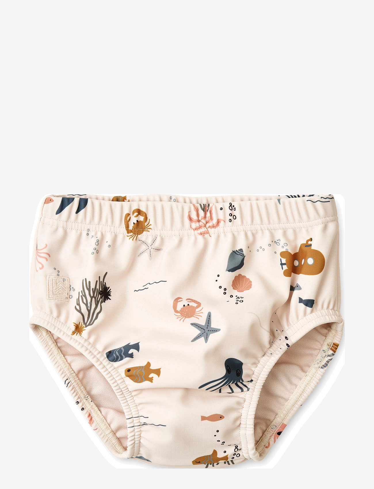 Liewood - Anthony Baby Printed Swim Pants - blebadebukser - sea creature / sandy - 0