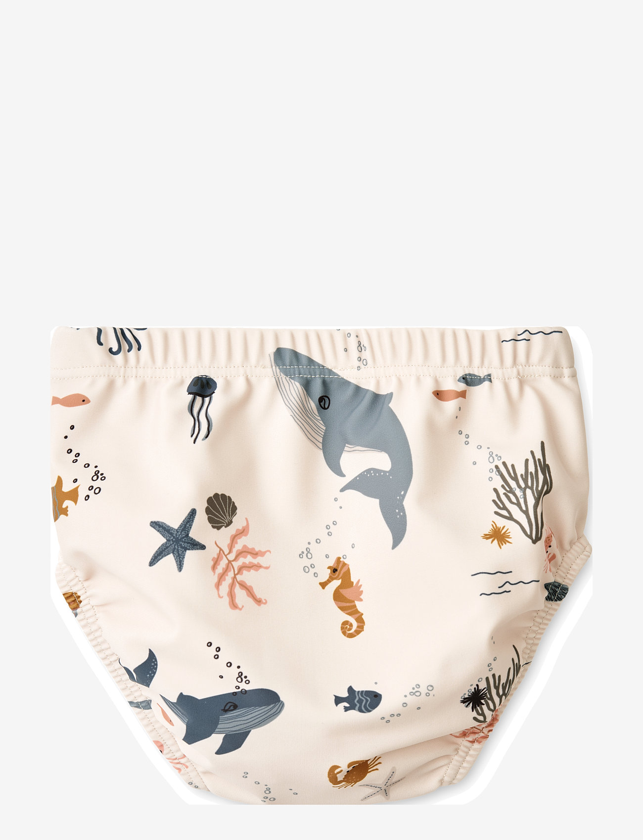 Liewood - Anthony Baby Printed Swim Pants - blebadebukser - sea creature / sandy - 1