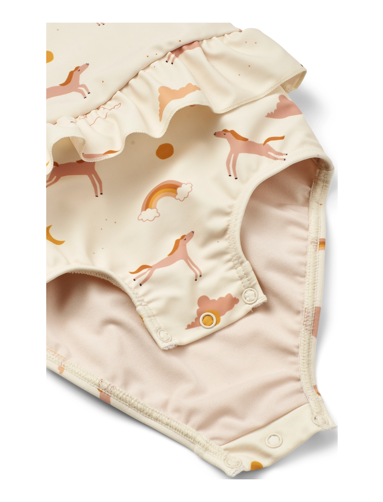 Liewood - Amina Baby Printed Swimsuit - baddräkter - dream / ecru - 2