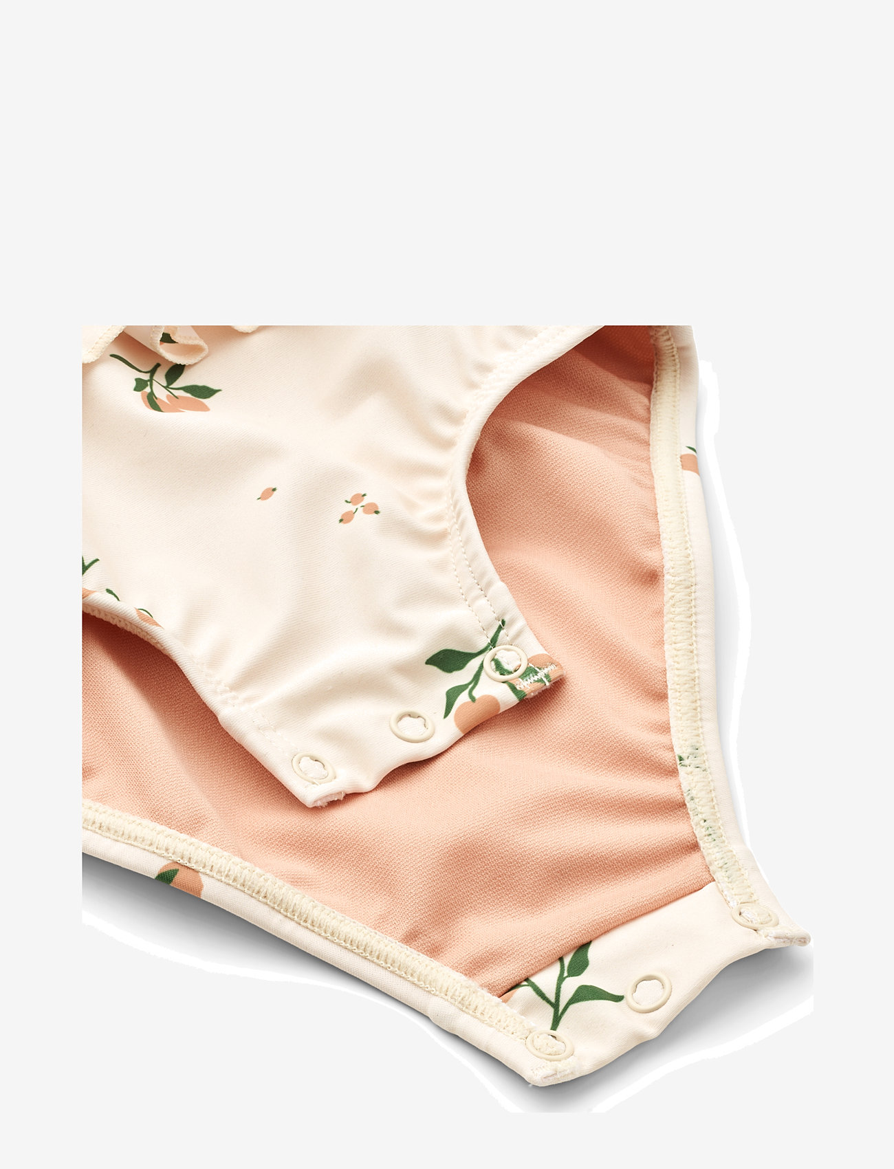 Liewood - Amina Baby Printed Swimsuit - baddräkter - peach / sea shell - 2