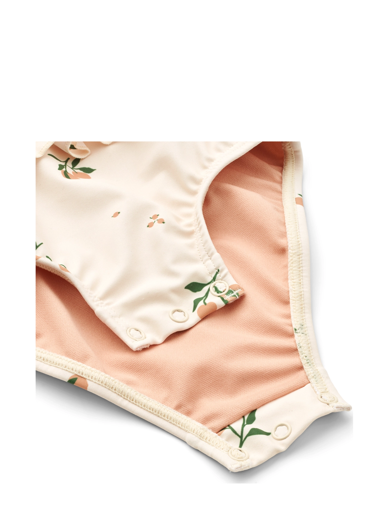 Liewood - Amina Baby Printed Swimsuit - badeanzüge - peach / sea shell - 2