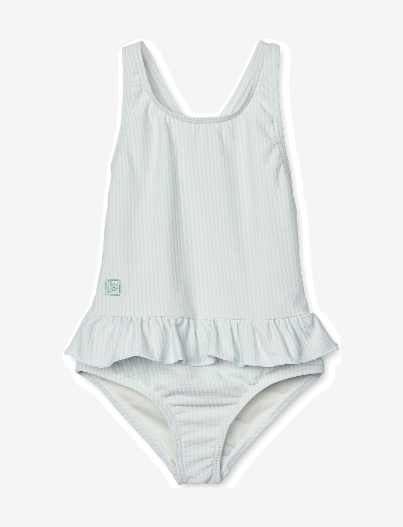 Liewood - Amara Stripe Swimsuit - lowest prices - y/d stripe pure sky / creme de la creme - 0