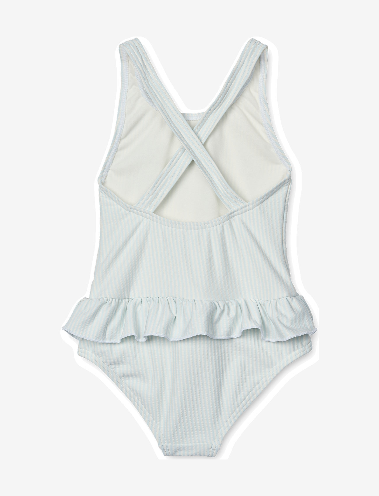 Liewood - Amara Stripe Swimsuit - lowest prices - y/d stripe pure sky / creme de la creme - 1