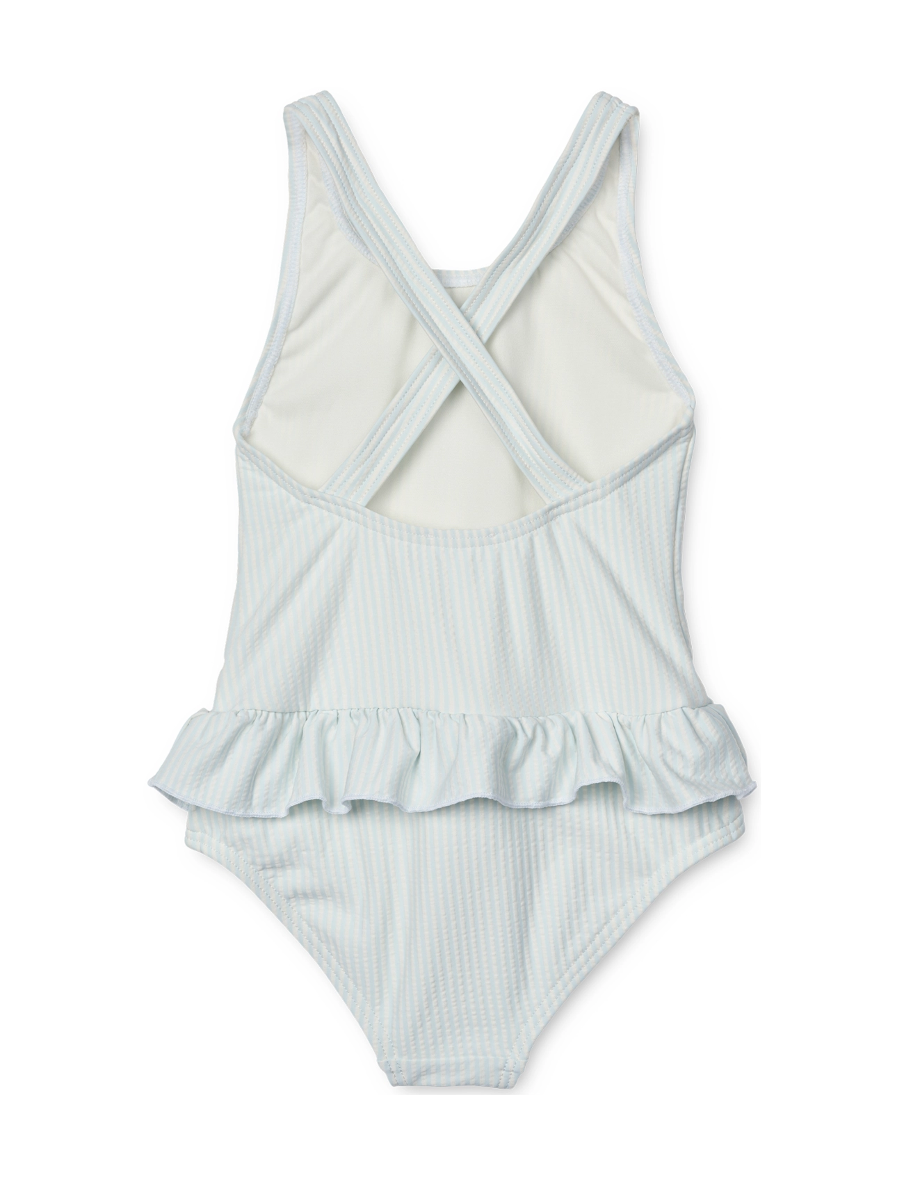 Liewood - Amara Stripe Swimsuit - badedrakter - y/d stripe pure sky / creme de la creme - 1