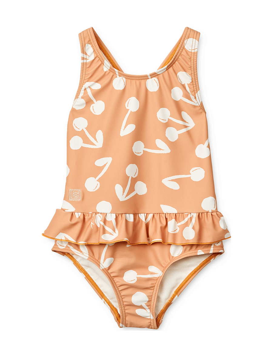 Liewood - Amara Printed Swimsuit - badpakken - cherry blossom / light apricot - 0