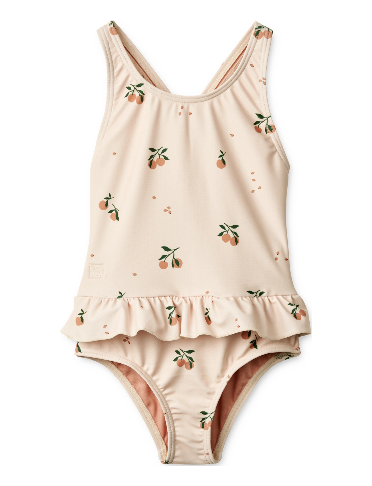 Liewood Amara Printed Swimsuit - Baddräkter - PEACH / SEA SHELL / beige