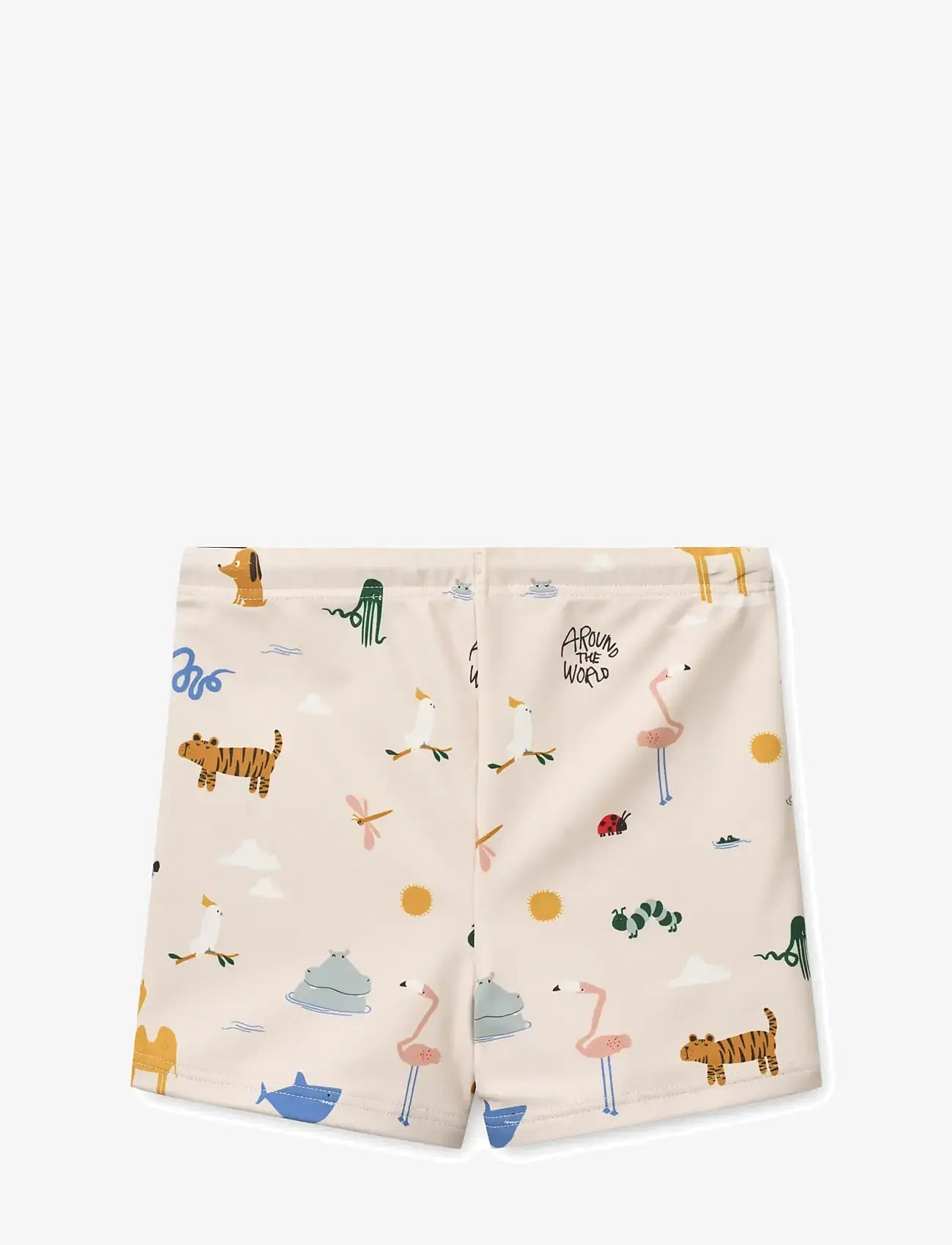 Liewood - Otto Printed Swim Pants - maudymosi kostiumėliai - around the world / sandy - 1