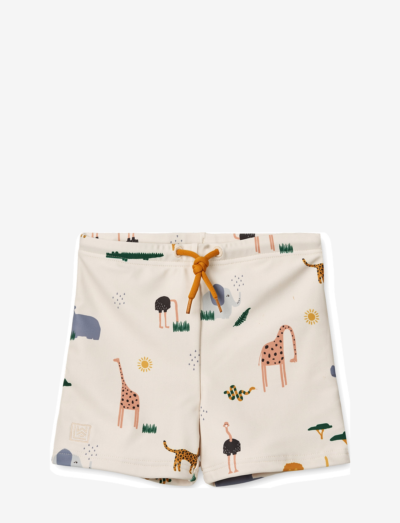 Liewood - Otto Printed Swim Pants - badehosen - safari sandy mix - 0