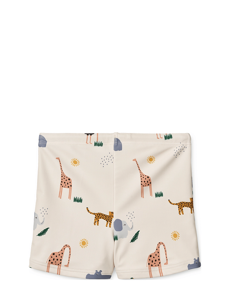 Liewood - Otto Printed Swim Pants - swimshorts - safari sandy mix - 1