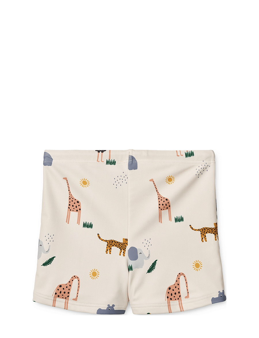 Liewood - Otto Printed Swim Pants - uv-tøj - safari sandy mix - 1