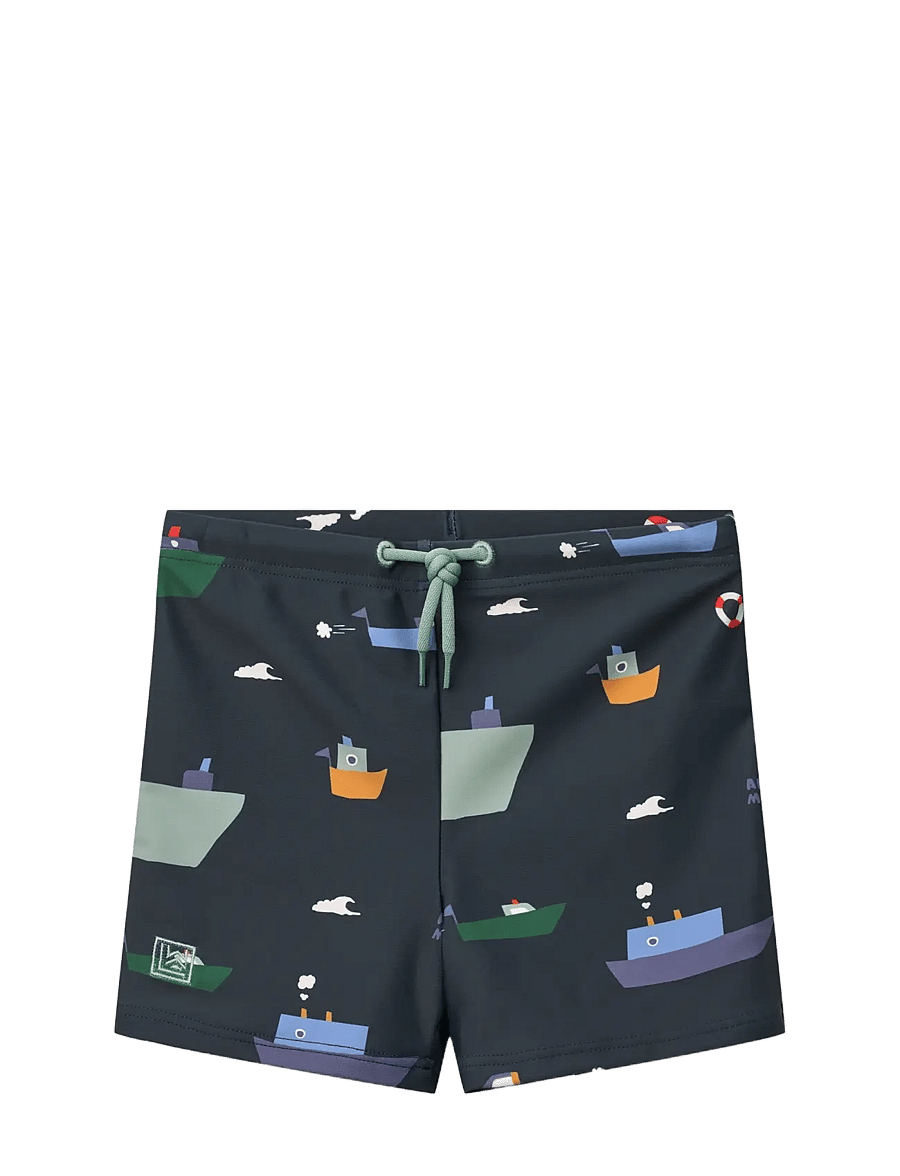 Liewood - Otto Printed Swim Pants - badekleidung - sailing / classic navy - 1