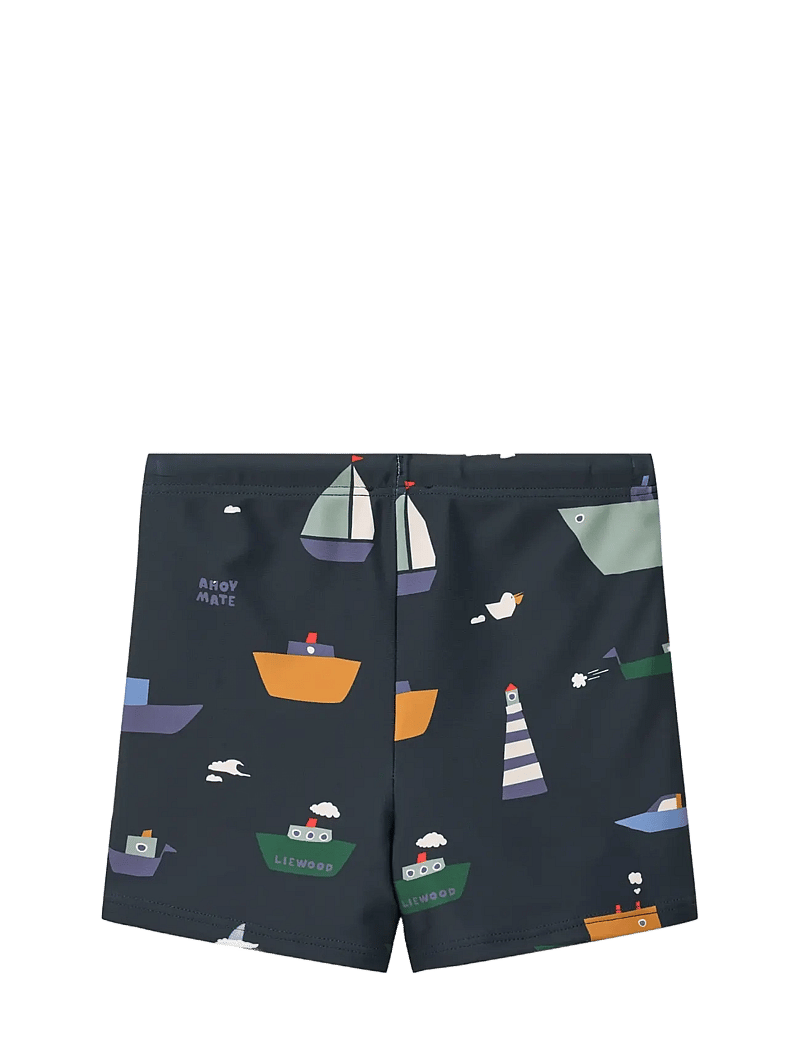 Liewood - Otto Printed Swim Pants - uv-kaitsega riided - sailing / classic navy - 2