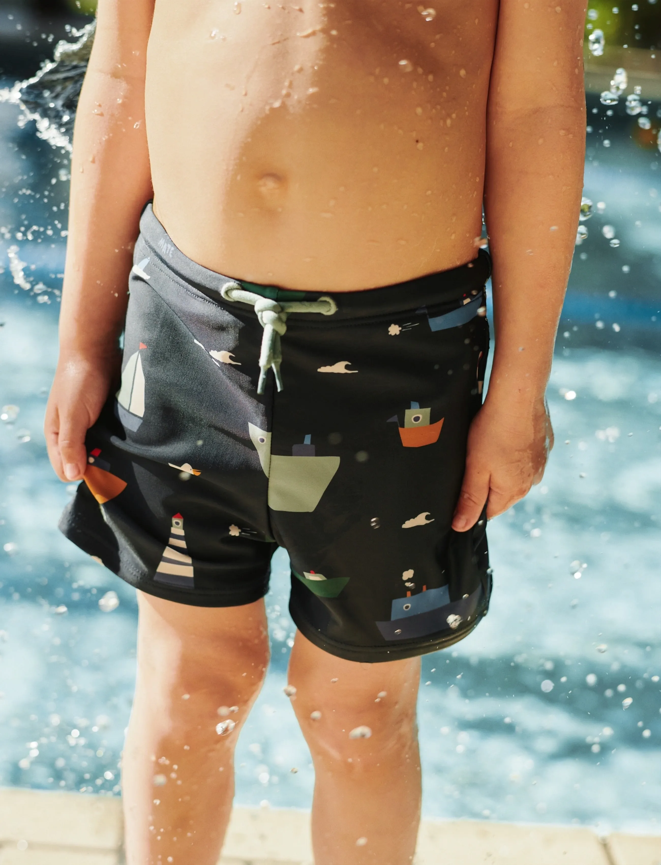 Liewood Otto Printed Swim Pants - Liewood - SAILING / CLASSIC NAVY / navy
