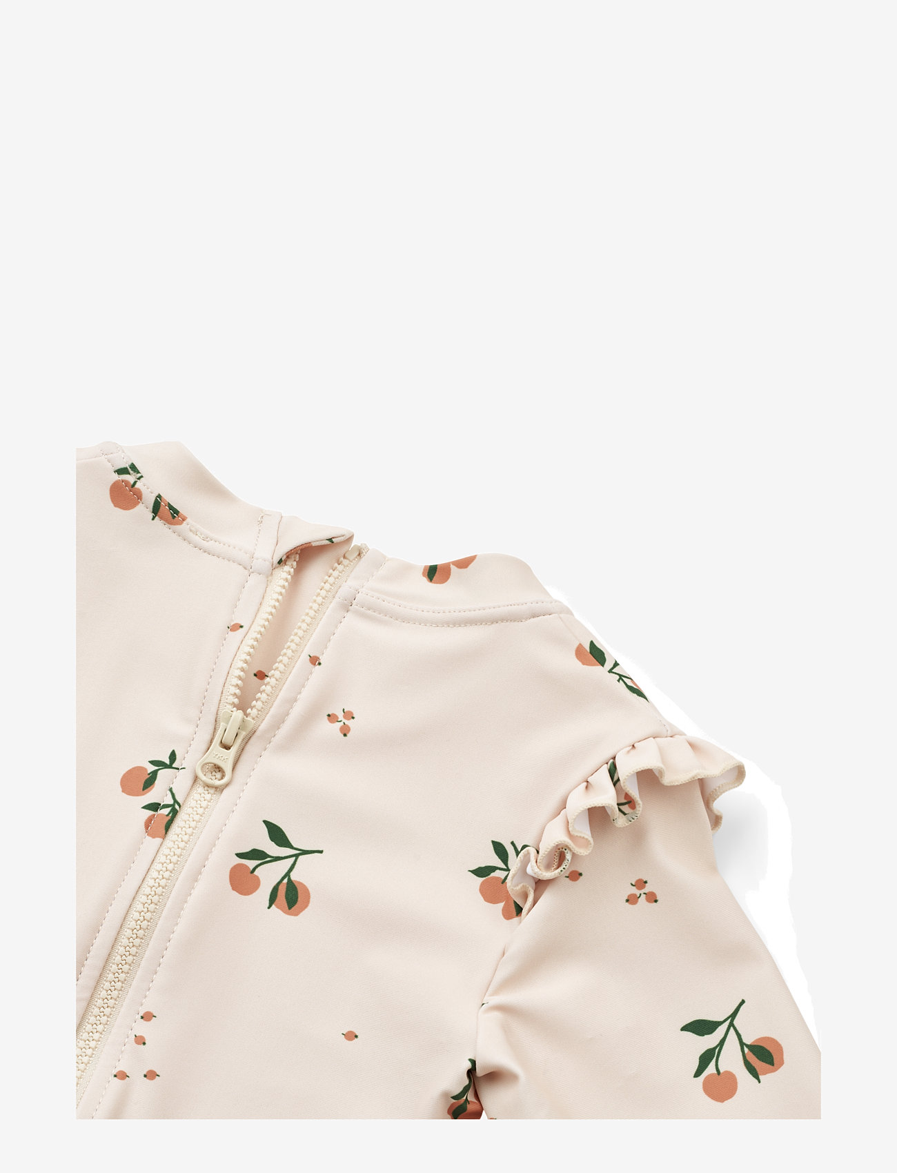 Liewood - Sille Printed Swimsuit - badeanzüge - peach / sea shell - 2