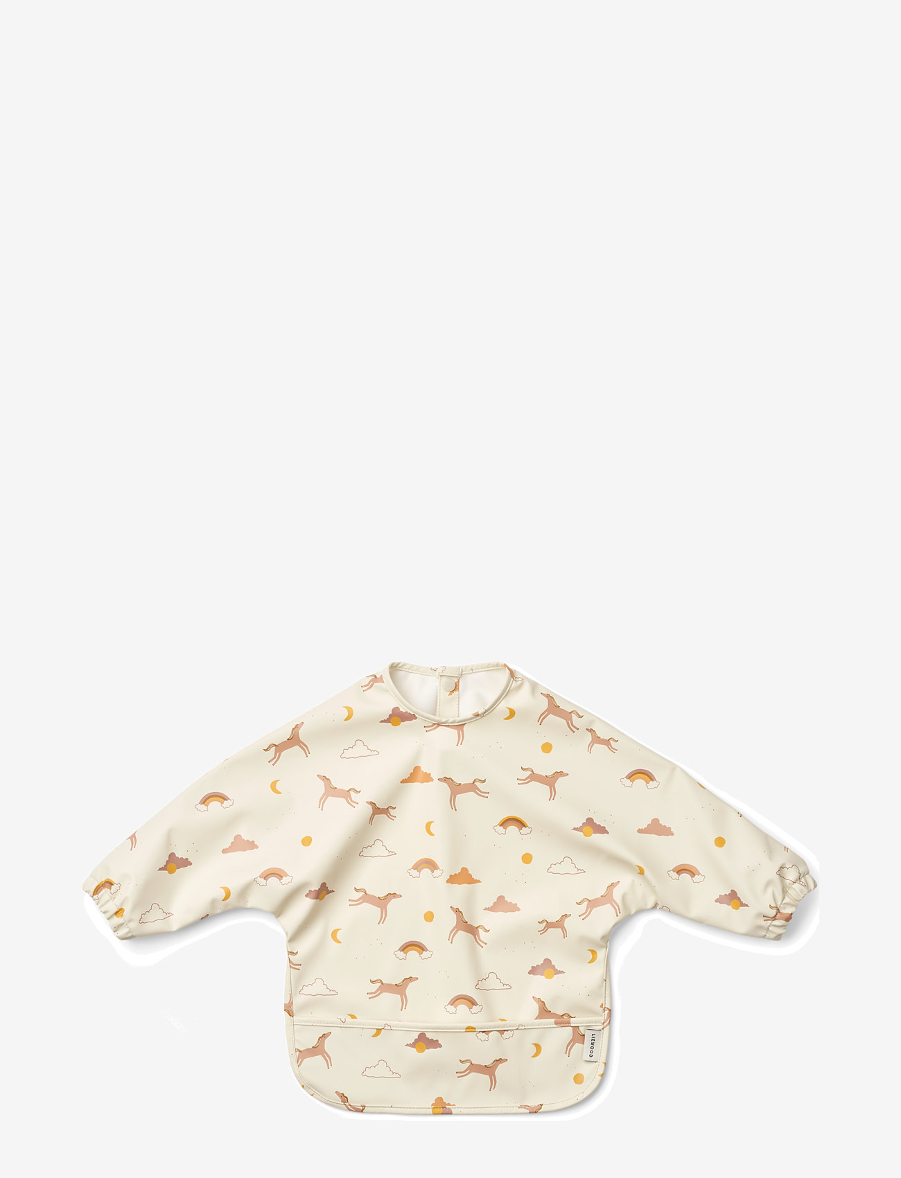 Liewood - Merle Printed Cape Bib - pikkade varrukatega pudipõll - dream / ecru - 0