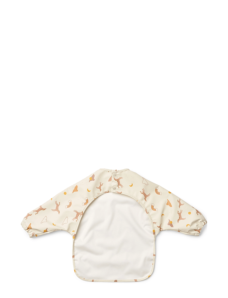 Liewood - Merle Printed Cape Bib - pikkade varrukatega pudipõll - dream / ecru - 1