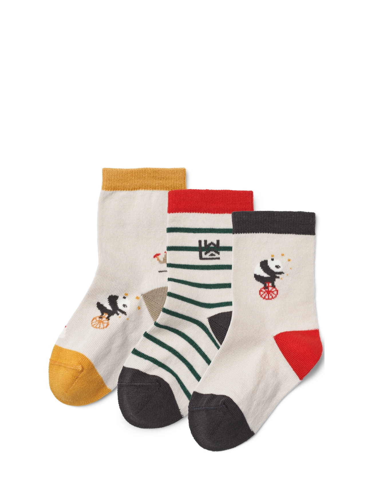 Liewood Silas Socks 3-Pack - Liewood - CIRCUS / SANDY MIX / multi