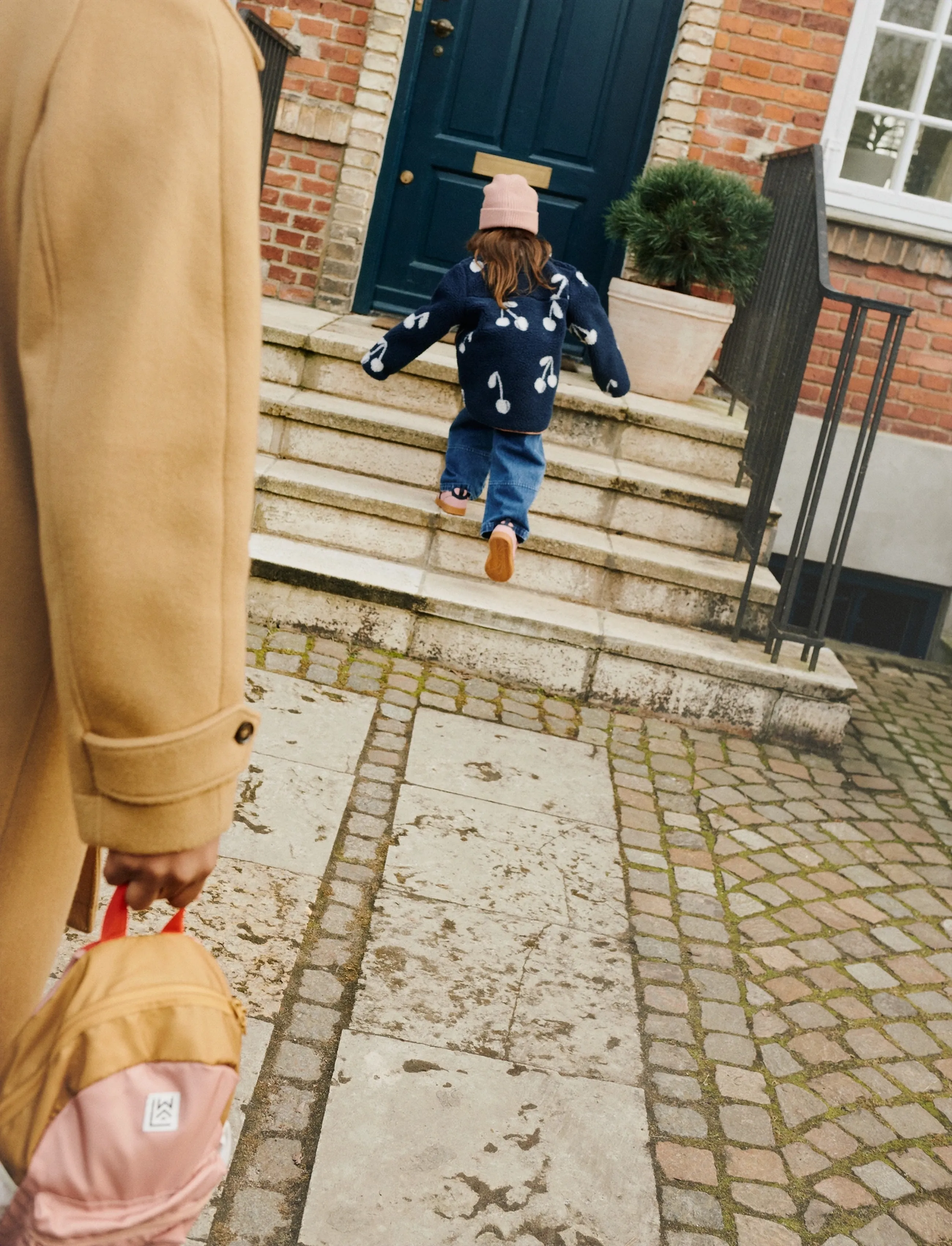 Liewood - Noam Pile Jacket - herbstjacken - cherry blossom / classic navy - 3