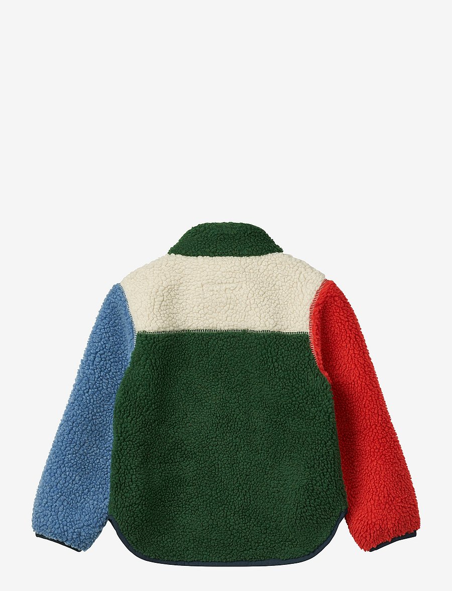 Liewood - Noam Pile Jacket - fliisjakid - garden green multi mix - 1