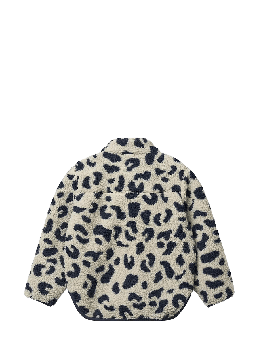 Liewood - Noam Pile Jacket - fleecejakker - mega leo / mist mix - 1