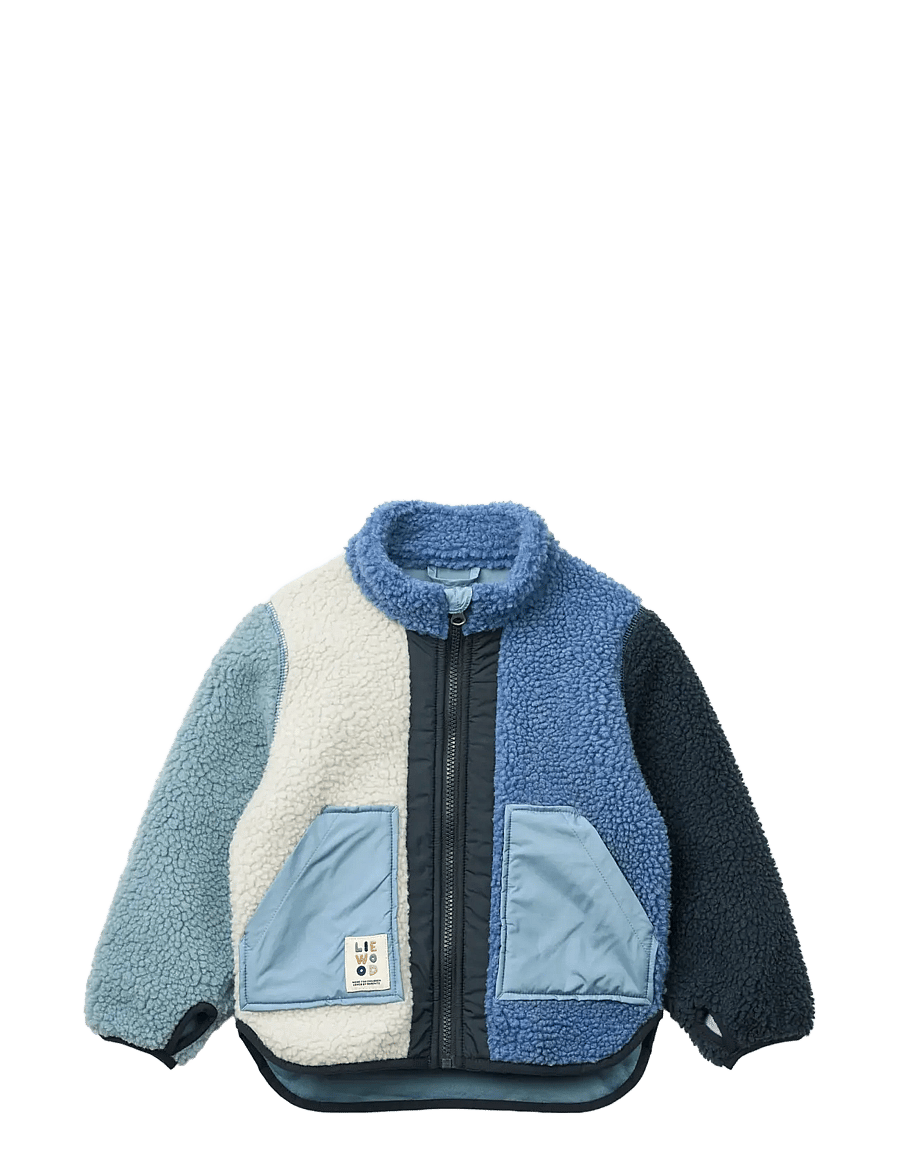 Liewood - Noam Pile Jacket - fleecejakker - riverside multi mix - 0