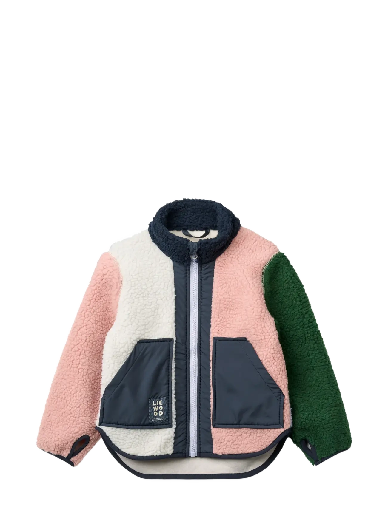 Liewood Noam Pile Jacket - Multino audinio drabužiai - ROSE BLUSH MULTI MIX / pink/rose