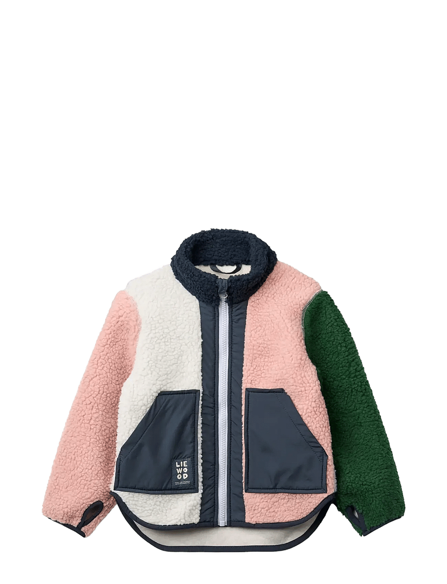 Liewood - Noam Pile Jacket - fleecejakker - rose blush multi mix - 0
