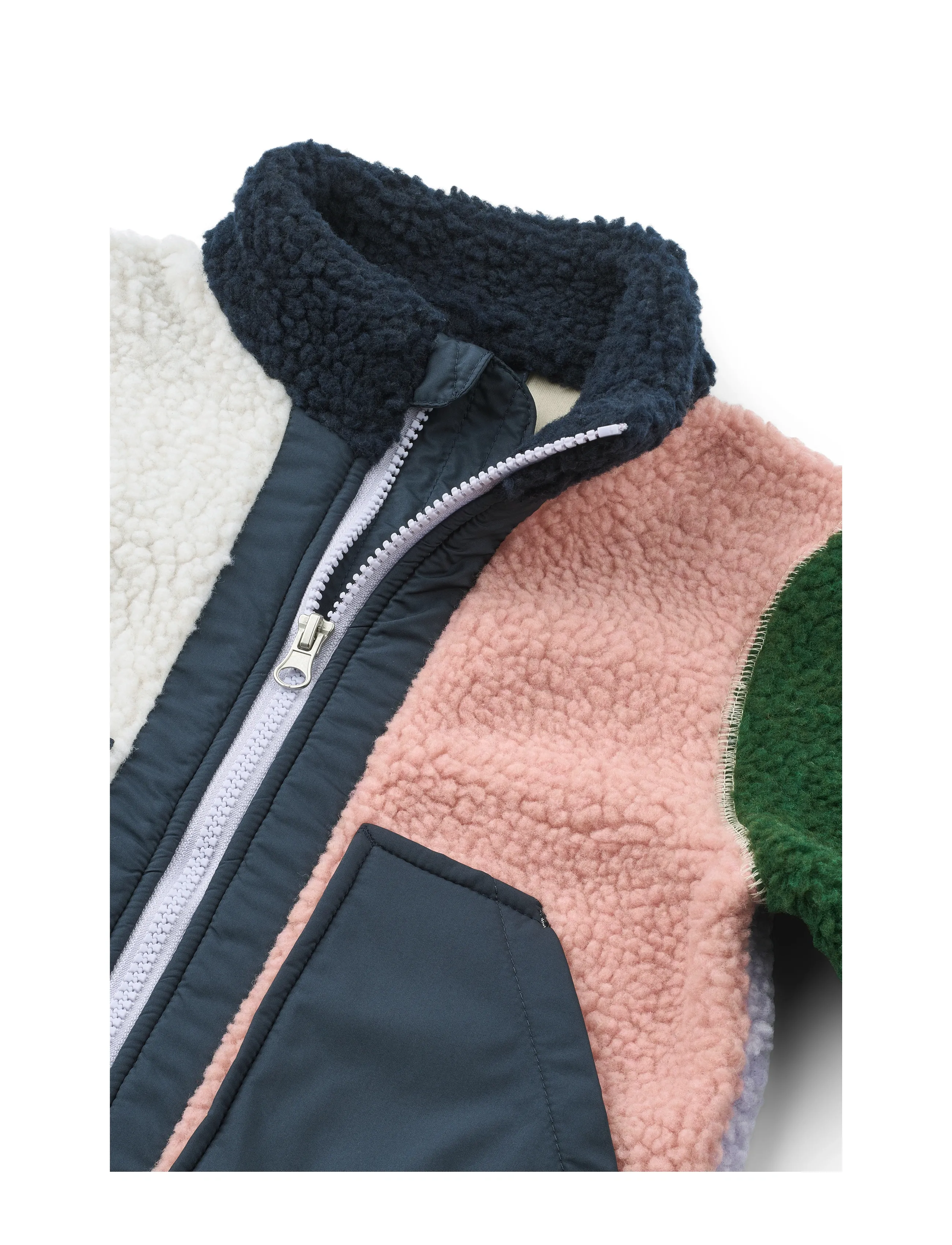 Liewood - Noam Pile Jacket - fleecejakker - rose blush multi mix - 2