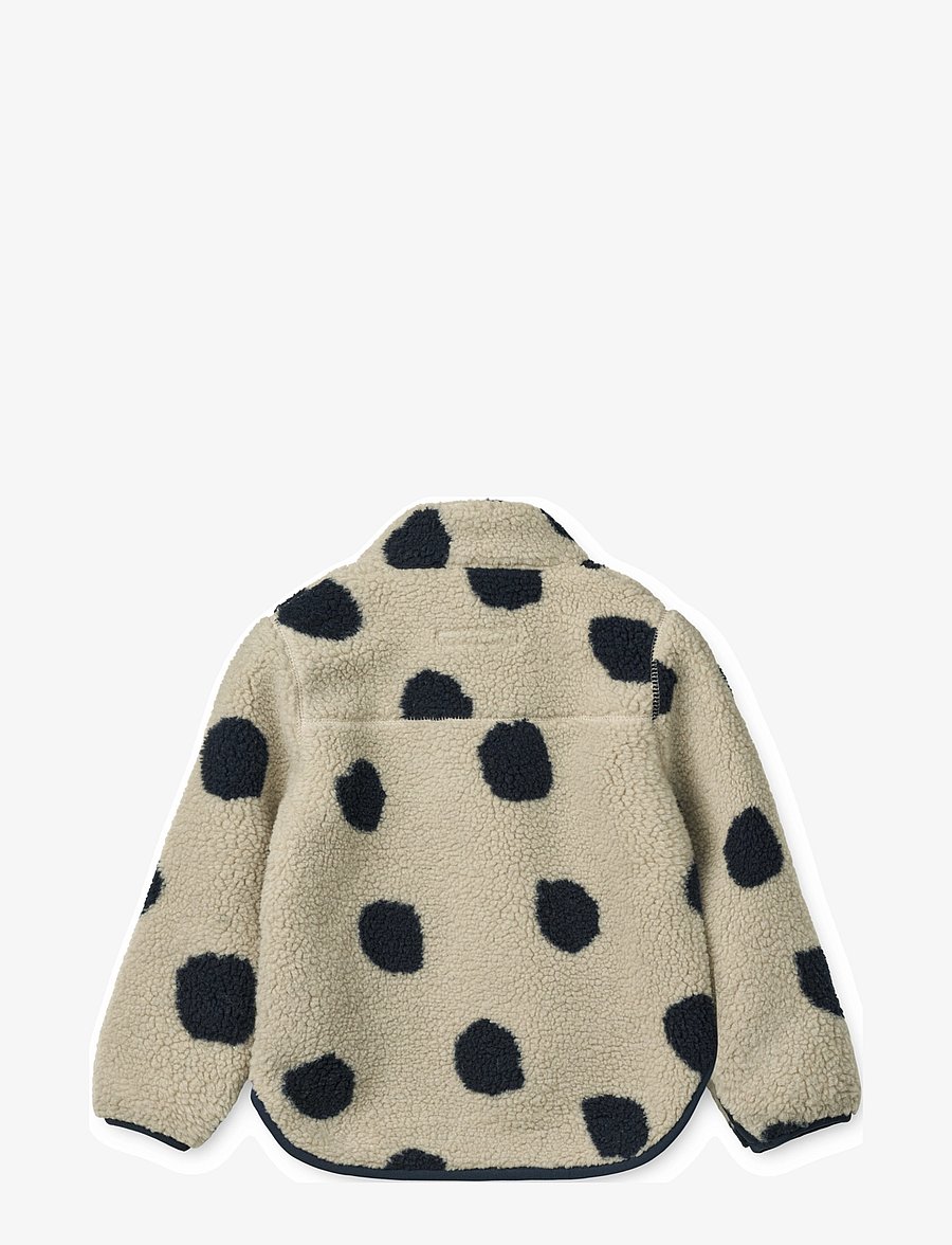 Liewood - Noam Pile Jacket - fleecejakker - spot dots / mist - 2