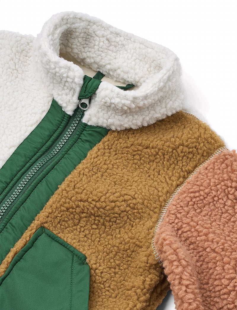 Liewood - Noam Pile Jacket - fleecejackor - tuscany multi mix - 2