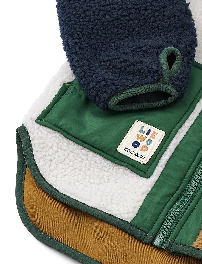 Liewood - Noam Pile Jacket - fleecejackor - tuscany multi mix - 3