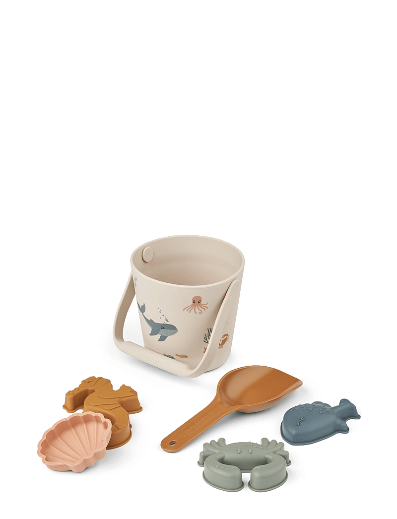 Liewood - Gilma Sea Creature Beach Set - sandspielzeug - sea creature / sandy - 1