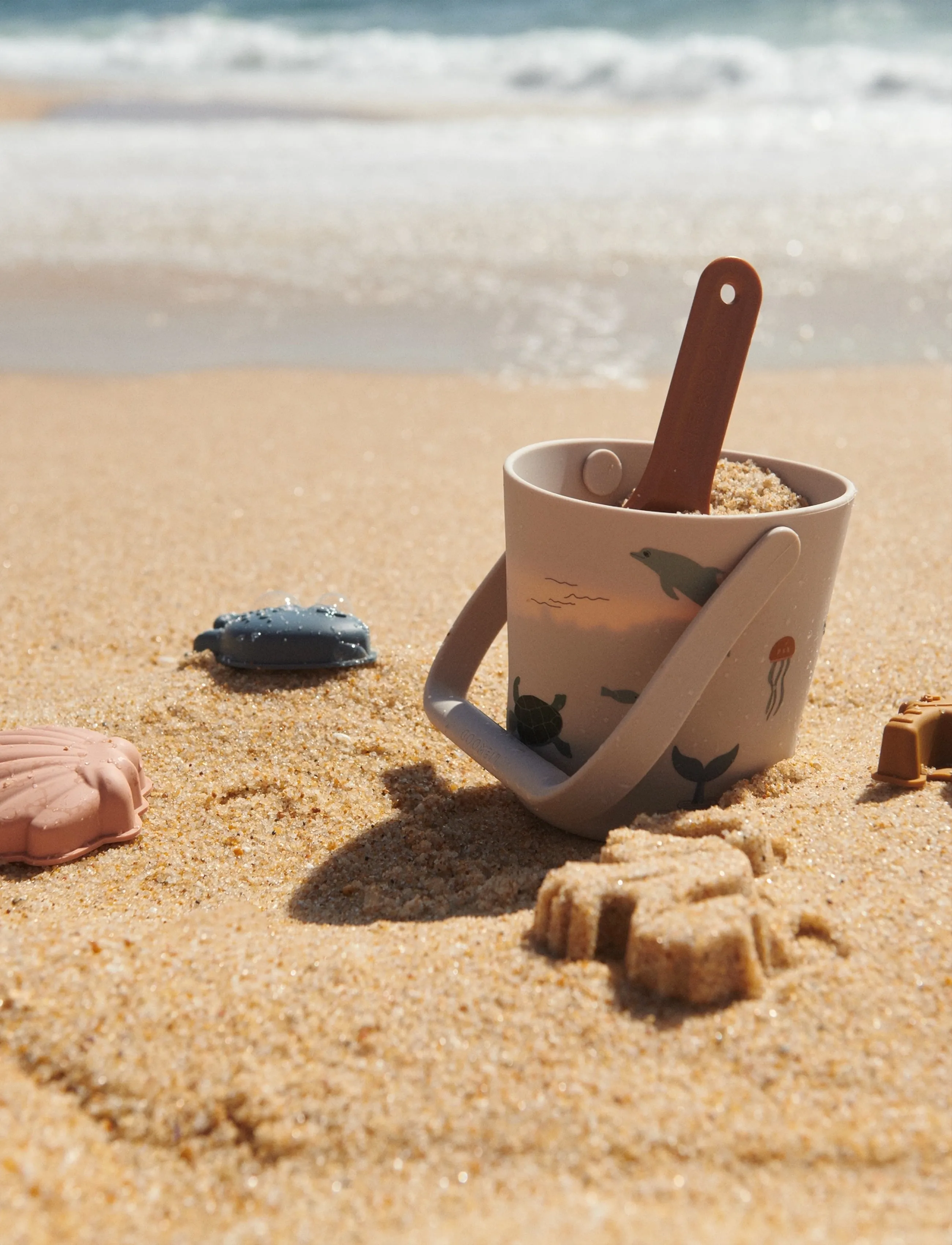 Liewood - Gilma Sea Creature Beach Set - zabawki do piaskownicy - sea creature / sandy - 2