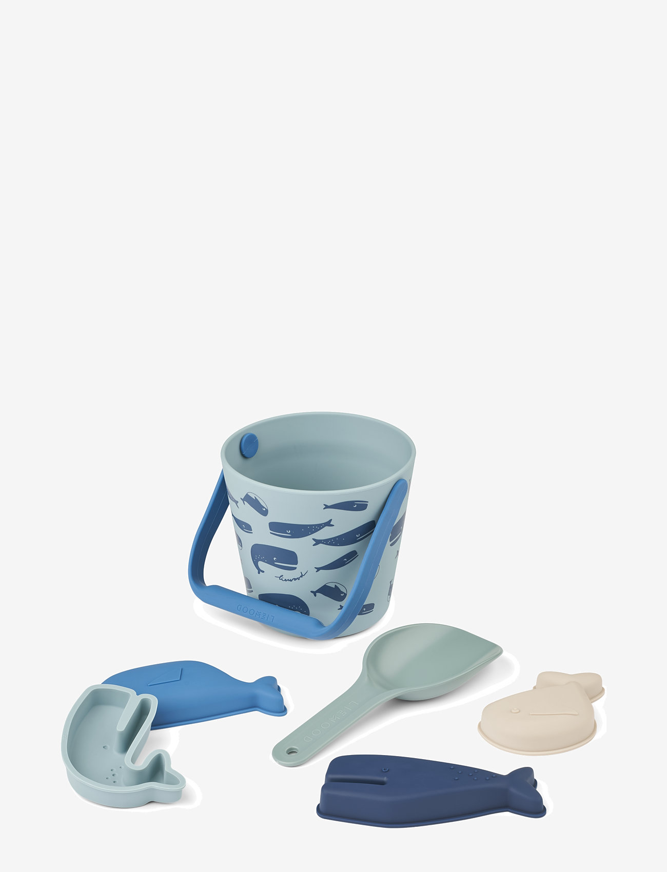 Liewood - Gilma Ocean Beach Set - liivakasti mänguasjad - ocean / pure sky - 0