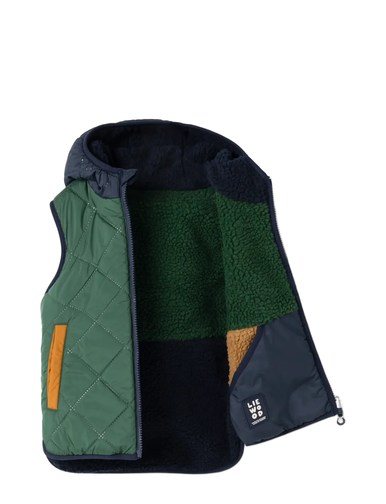 Liewood - Diana Reversible Vest - osta vanuse järgi - classic navy mix - 3