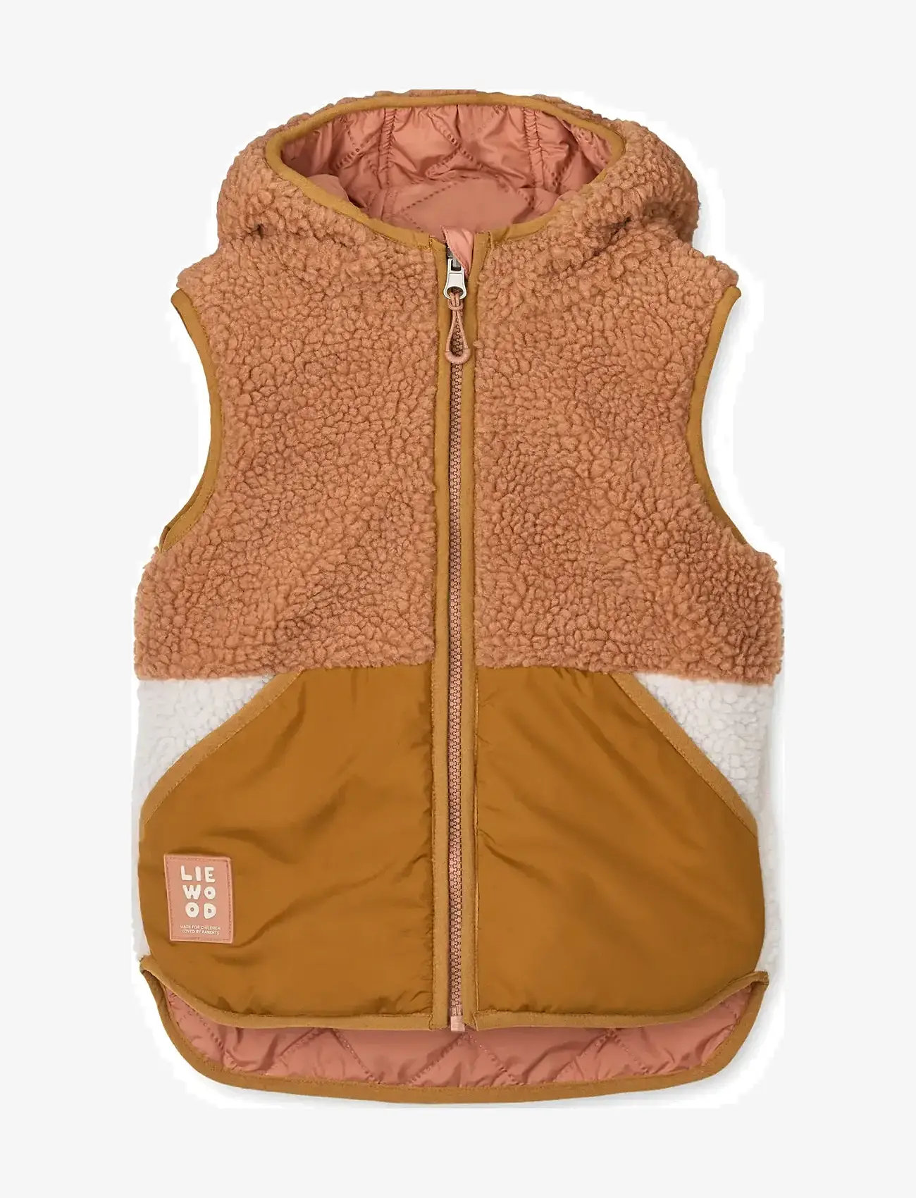 Liewood Diana Reversible Vest - Vestid - TUSCANY ROSE MIX / beige