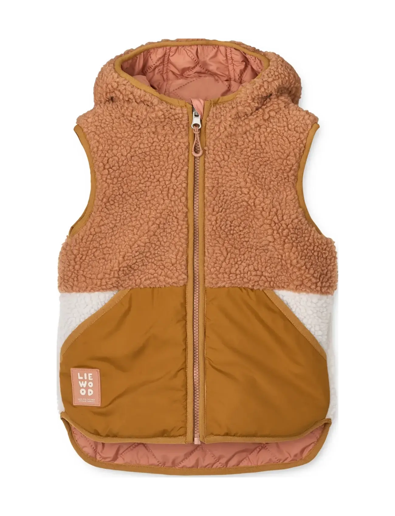LIEWOOD Diana Reversible Vest Beige - 92 - Kinder