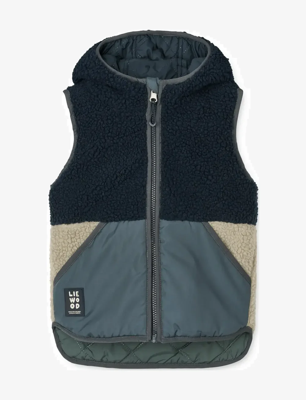 Liewood - Diana reversible vest - einkaufen nach alter von - whale blue multi mix - 0