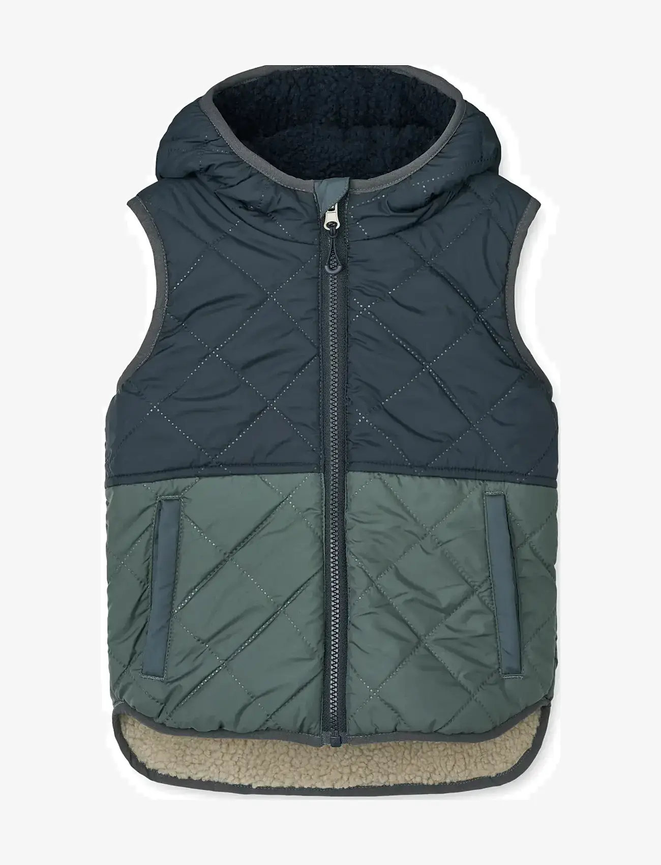 Liewood - Diana Reversible Vest - shoppa efter ålder - whale blue multi mix - 1