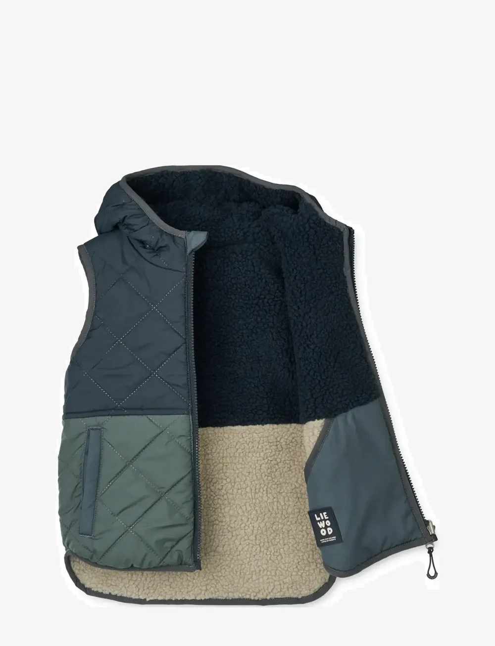 Liewood - Diana reversible vest - einkaufen nach alter von - whale blue multi mix - 2