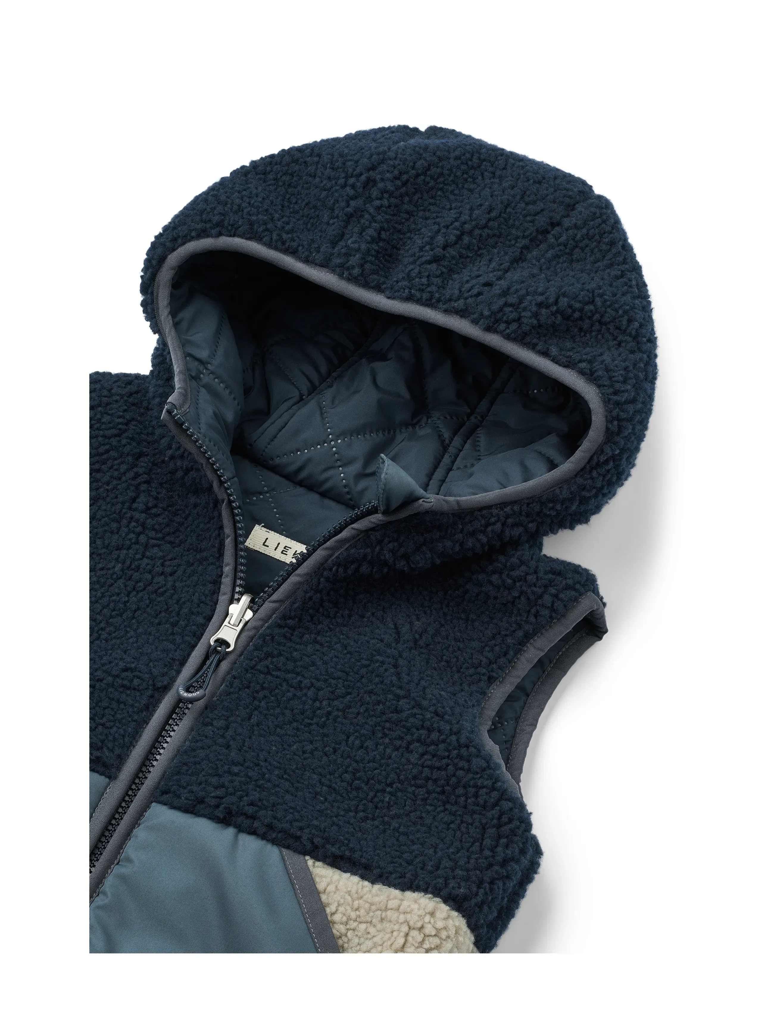 Liewood - Diana Reversible Vest - børn - whale blue multi mix - 5