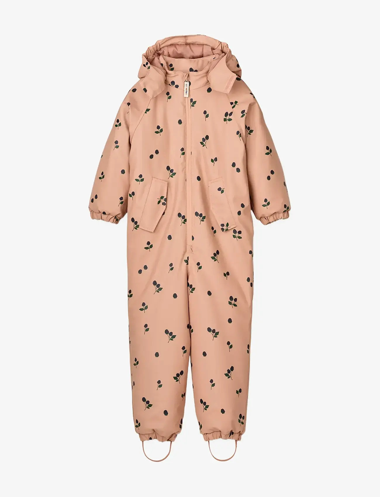 Liewood - Maddy PU Rainsuit - regenschutzanzüge - berry / pale tuscany / embroidery - 0