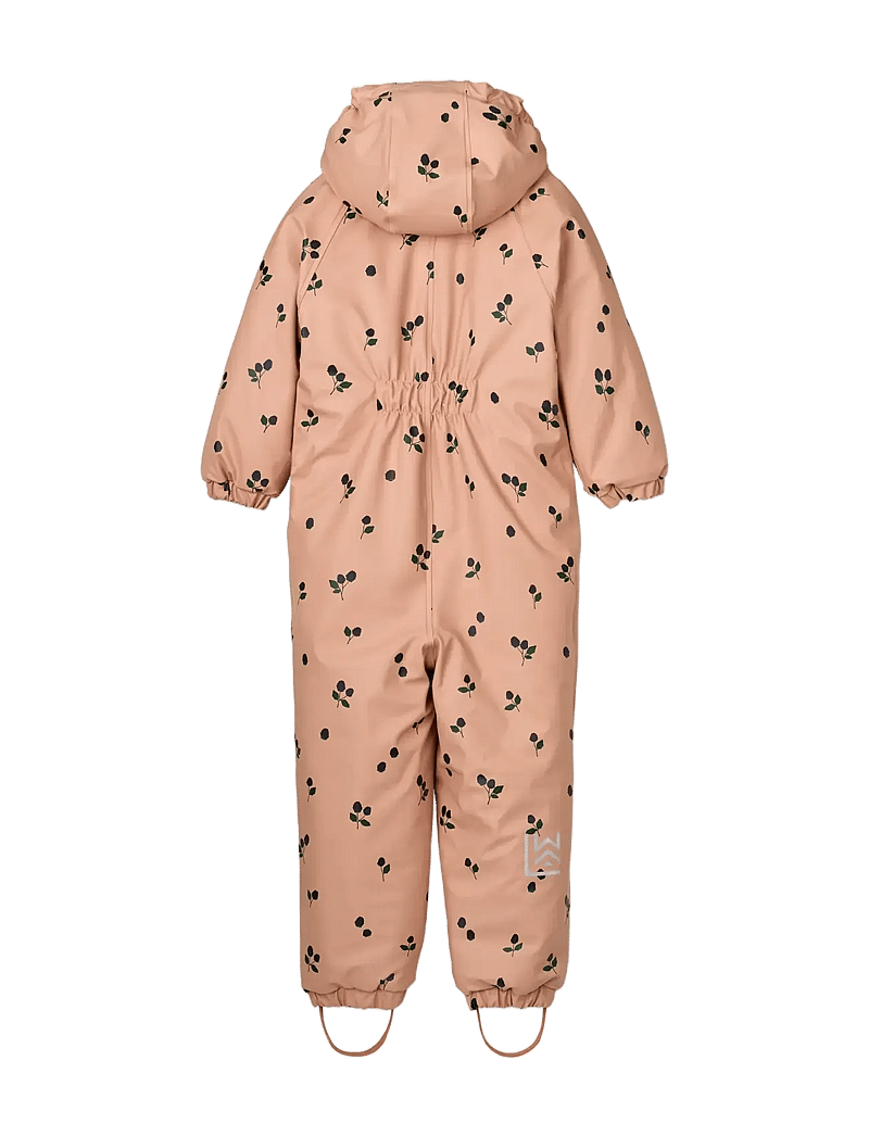 Liewood - Maddy PU Rainsuit - regenschutzanzüge - berry / pale tuscany / embroidery - 1